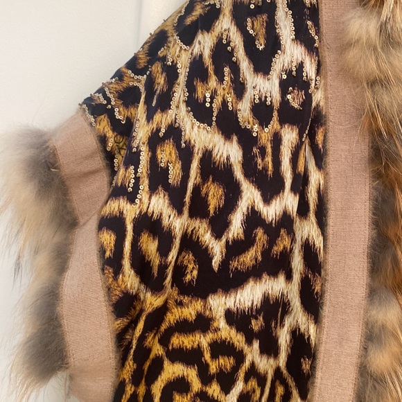 Just Cavalli arctic fox fur reversible vest, size S/M - Picture 10 of 16